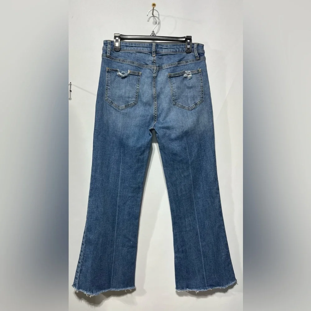 Oliver Logan High Rise Russel Split Flare Jeans Size 31 Inseam‎ 30”